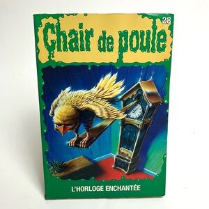 Chair de poule #28 1996 Goosebumps 90s R.L. Stine French Book Quebec Heritage